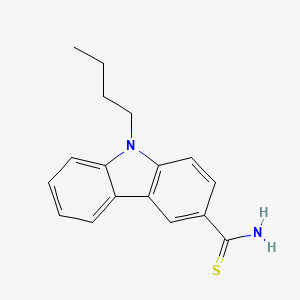 molecular formula C17H18N2S B1183349 9-butyl-9H-carbazole-3-carbothioamide 