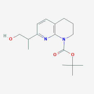 Tert-butyl 7-(1-hydroxypropan-2-YL)-3,4-dihydro-1,8-naphthyridine-1(2H)-carboxylate