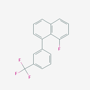 1-Fluoro-8-(3-(trifluoromethyl)phenyl)naphthalene