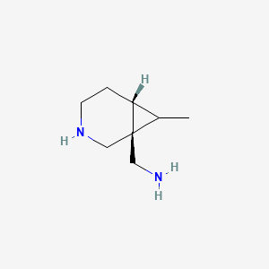 1-[(1S,6R)-7-methyl-3-azabicyclo[4.1.0]heptan-1-yl]methanamine