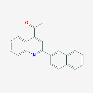 1-(2-Naphthalen-2-ylquinolin-4-yl)ethanone