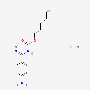 Hexyl N-(4-Aminobenzenecarboximidoyl)carbamate Hydrochloride