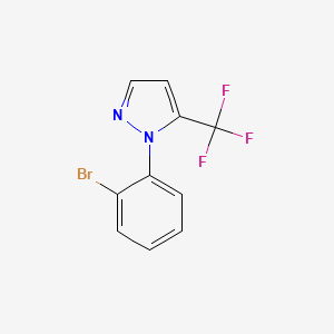 1-(2-bromophenyl)-5-(trifluoromethyl)-1H-pyrazole