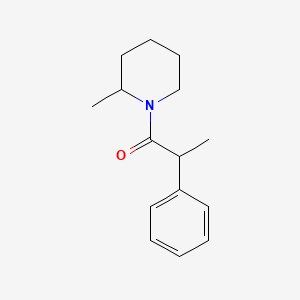 molecular formula C15H21NO B1183389 2-Methyl-1-(2-phenylpropanoyl)piperidine 