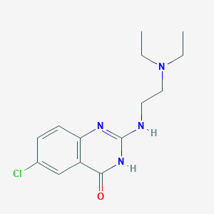 6-Chloro-2-((2-(diethylamino)ethyl)amino)quinazolin-4(1H)-one