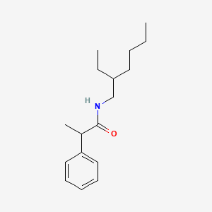molecular formula C17H27NO B1183397 N-(2-ethylhexyl)-2-phenylpropanamide 