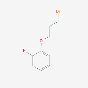molecular formula C9H10BrFO B118340 1-(3-溴丙氧基)-2-氟苯 CAS No. 145943-76-6