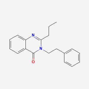 3-Phenethyl-2-propyl-3H-quinazolin-4-one