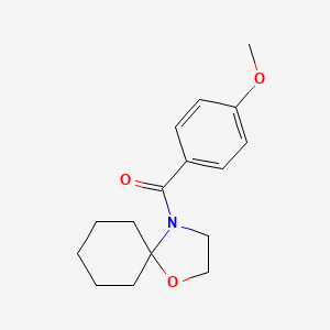 molecular formula C16H21NO3 B1183421 4-(4-Methoxybenzoyl)-1-oxa-4-azaspiro[4.5]decane 