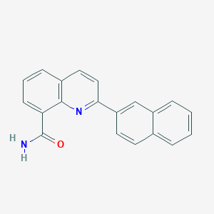 2-(Naphthalen-2-yl)quinoline-8-carboxamide