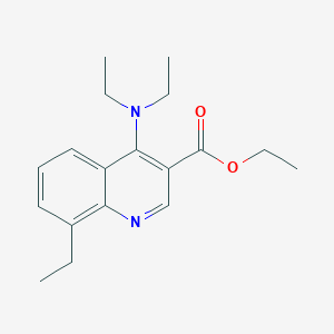 Ethyl 4-(diethylamino)-8-ethylquinoline-3-carboxylate