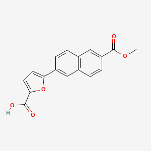 5-(6-(Methoxycarbonyl)naphthalen-2-yl)furan-2-carboxylic acid