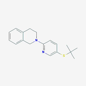 2-(5-(tert-Butylthio)pyridin-2-yl)-1,2,3,4-tetrahydroisoquinoline