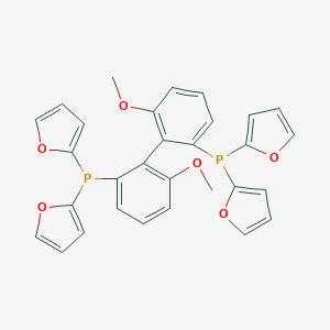 molecular formula C30H24O6P2 B118344 (R)-(6,6'-二甲氧基联苯-2,2'-二基)双(二-2-呋喃基膦) CAS No. 145214-57-9