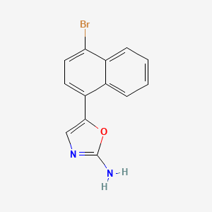 5-(4-Bromonaphthalen-1-yl)oxazol-2-amine