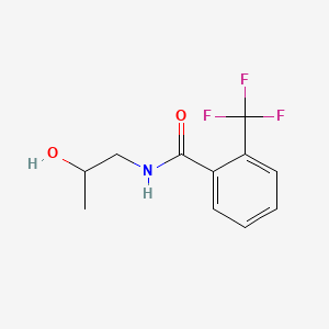 molecular formula C11H12F3NO2 B1183446 N-(2-hydroxypropyl)-2-(trifluoromethyl)benzamide 