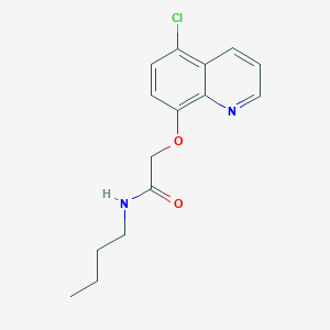 Acetamide, N-butyl-2-[(5-chloro-8-quinolinyl)oxy]-