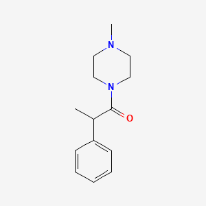 1-Methyl-4-(2-phenylpropanoyl)piperazine