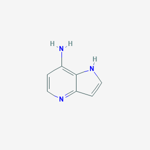 molecular formula C7H7N3 B118347 1H-吡咯并[3,2-b]吡啶-7-胺 CAS No. 142078-41-9