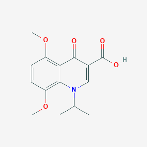 1-Isopropyl-5,8-dimethoxy-4-oxo-1,4-dihydroquinoline-3-carboxylic acid