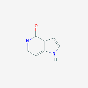 molecular formula C7H6N2O B118350 1H-Pyrrolo[3,2-c]pyridin-4(3aH)-one CAS No. 142078-42-0