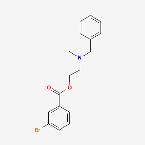 2-[Benzyl(methyl)amino]ethyl 3-bromobenzoate