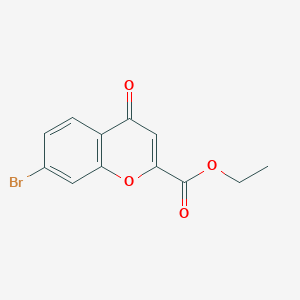 B11835184 Ethyl 7-bromo-4-oxo-4H-chromene-2-carboxylate CAS No. 102297-63-2