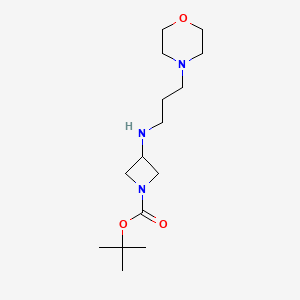 tert-Butyl 3-((3-morpholinopropyl)amino)azetidine-1-carboxylate