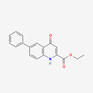 Ethyl 4-oxo-6-phenyl-1,4-dihydroquinoline-2-carboxylate