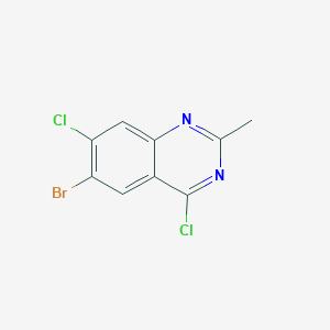 6-Bromo-4,7-dichloro-2-methylquinazoline