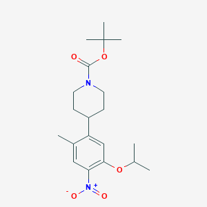 Tert-butyl 4-(5-isopropoxy-2-methyl-4-nitrophenyl)piperidine-1-carboxylate