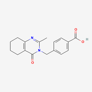 4-((2-Methyl-4-oxo-5,6,7,8-tetrahydroquinazolin-3(4H)-yl)methyl)benzoic acid