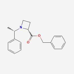 (R)-Benzyl 1-((S)-1-phenylethyl)azetidine-2-carboxylate