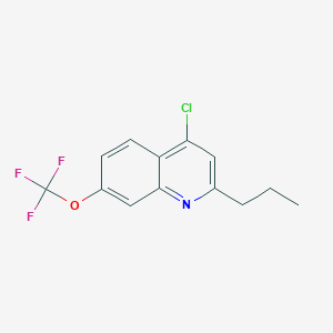 4-Chloro-2-propyl-7-(trifluoromethoxy)quinoline