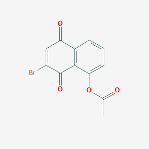 1,4-Naphthalenedione, 8-(acetyloxy)-2-bromo-