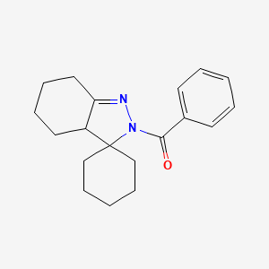 Phenyl(4',5',6',7'-tetrahydrospiro[cyclohexane-1,3'-indazol]-2'(3a'H)-yl)methanone