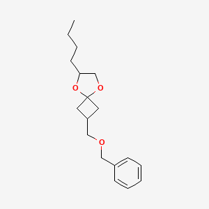 5,8-Dioxaspiro[3.4]octane, 6-butyl-2-[(phenylmethoxy)methyl]-