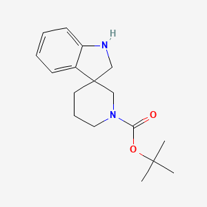 molecular formula C17H24N2O2 B11835603 tert-Butyl spiro[indoline-3,3'-piperidine]-1'-carboxylate 