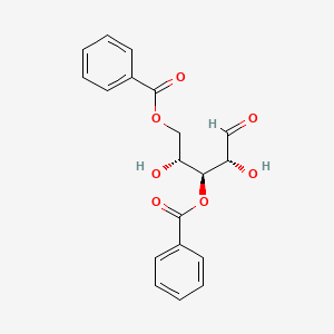 molecular formula C19H18O7 B11835649 D-Xylose, 3,5-dibenzoate 