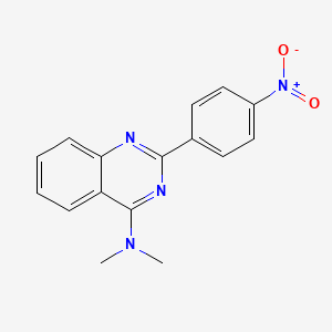 N,N-Dimethyl-2-(4-nitrophenyl)quinazolin-4-amine