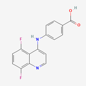 4-((5,8-Difluoroquinolin-4-yl)amino)benzoic acid