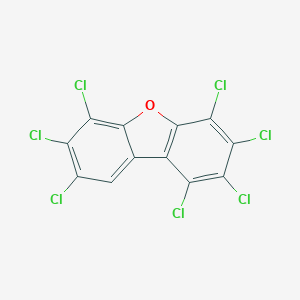 molecular formula C12HCl7O B118357 1,2,3,4,6,7,8-Heptachlorodibenzofuran CAS No. 67562-39-4