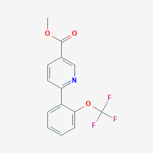 Methyl 6-[2-(Trifluoromethoxy)phenyl]nicotinate