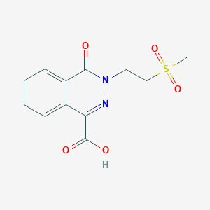 3-(2-Methanesulfonylethyl)-4-oxo-3,4-dihydrophthalazine-1-carboxylic acid