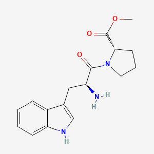 molecular formula C17H21N3O3 B11835849 methyl L-tryptophyl-L-prolinate 