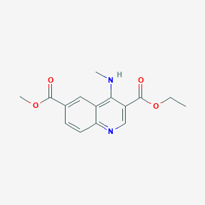 3-Ethyl 6-methyl 4-(methylamino)quinoline-3,6-dicarboxylate