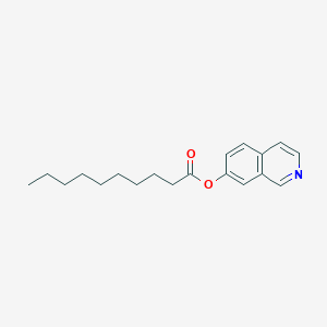 Isoquinolin-7-YL decanoate