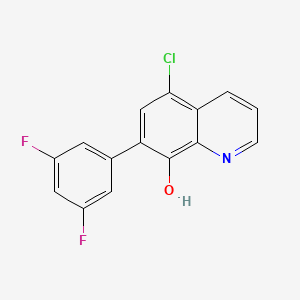 5-Chloro-7-(3,5-difluorophenyl)quinolin-8-ol