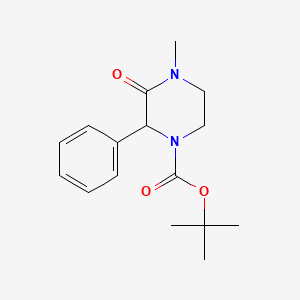 tert-Butyl 4-methyl-3-oxo-2-phenylpiperazine-1-carboxylate