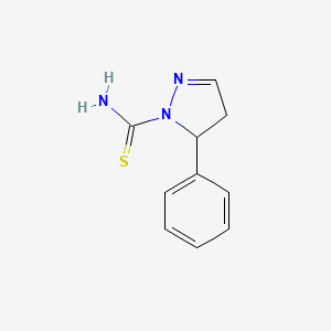 molecular formula C10H11N3S B1183600 5-phenyl-4,5-dihydro-1H-pyrazole-1-carbothioamide 